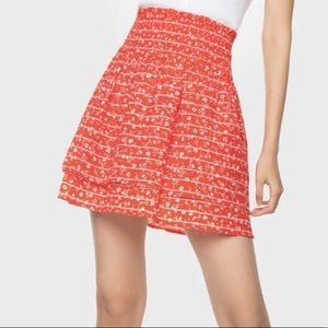 Never worn tiered ruffle mini skirt!